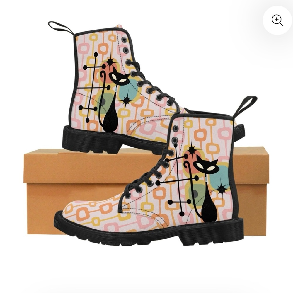Sz7.5W-38EUAtomic Cat Mid Century Modern Boots ✨please see all photos for scuffs